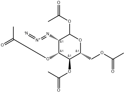2-azido-2-deoxy-1,3,4,6-tetraacetate D-Mannopyranose Structure