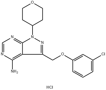 PF 4800567塩酸塩 化学構造式