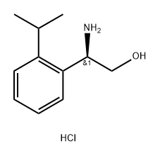 (R)-2-氨基-2-(2-异丙基苯基)乙-1-醇盐酸盐 结构式