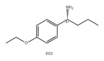 (1R)-1-(4-ETHOXYPHENYL)BUTAN-1-AMINE HYDROCHLORIDE 结构式