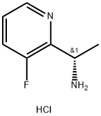 2-PYRIDINEMETHANAMINE, 3-FLUORO-Α-METHYL-, HYDROCHLORIDE (1:2), (ΑS)-, 1391462-15-9, 结构式