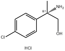 Benzeneethanol,β-amino-4-chloro-β-methyl-,hydrochloride(1:1),(βS)- Structure