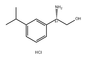 (S)-2-amino-2-(3-isopropylphenyl)ethan-1-ol hydrochloride,1391515-21-1,结构式