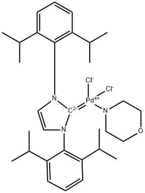 NHC-PD(II)-MP催化剂 结构式