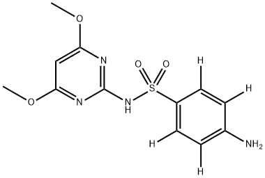 Sulfadimethoxypyrimidine D4 Structure