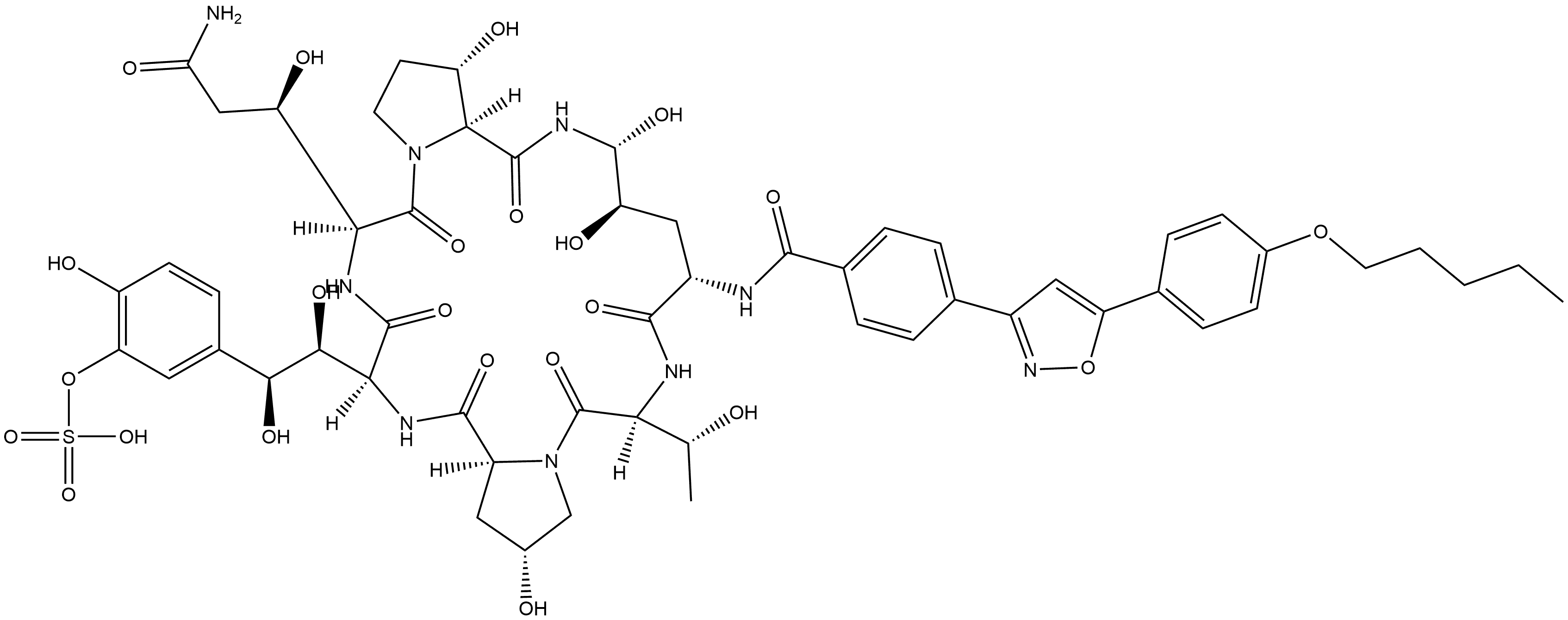 Micafungate sodium related substances 2 Structure