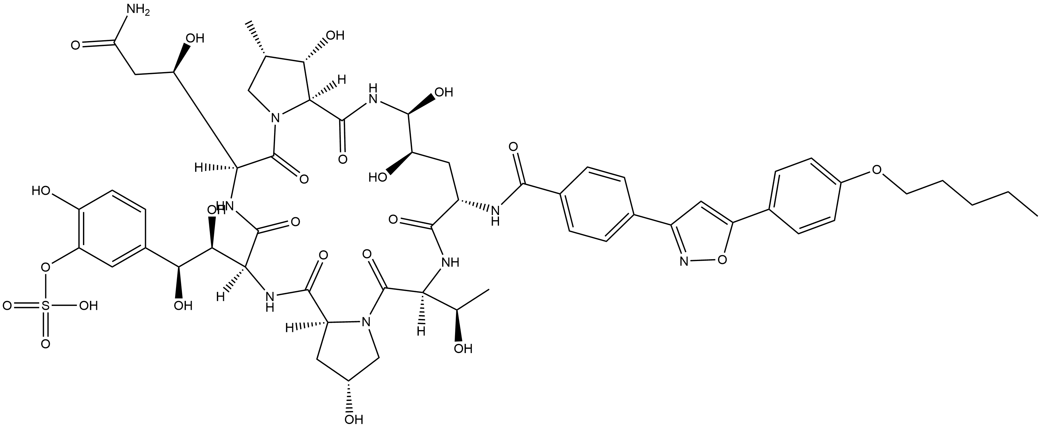 米卡芬净钠有关物质5, 1392514-01-0, 结构式