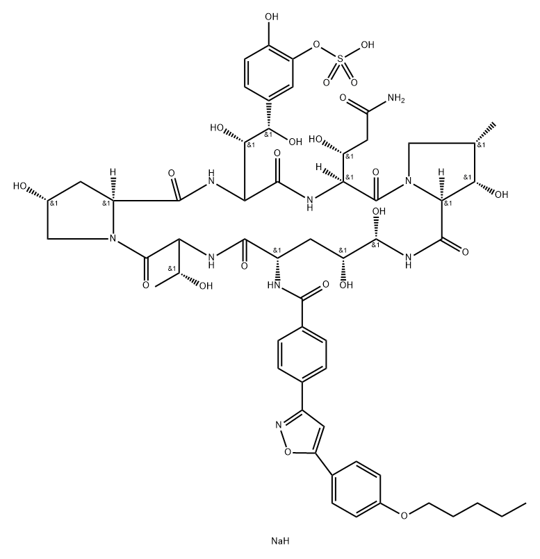 Micafungin Impurity H Structure