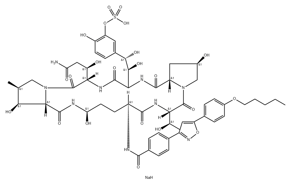 Mikafen sodium sodium related substances 4 Struktur