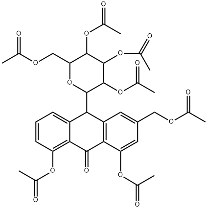 Diacerein IMpurity F, 13928-72-8, 结构式