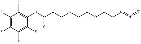 Azido-PEG2-PFP ester Struktur