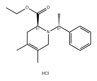 (6S)-1--6-ethoxycarbonyl-3,4-dimethyl-3,4-didehydropiperidine 结构式