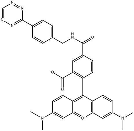 5-TAMRA-5-TETRAZINE, 1393381-53-7, 结构式
