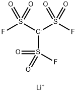 Methanetrisulfonyl trifluoride, ion(1-), lithium (1:1),139341-01-8,结构式