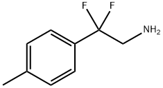 β,β-difluoro-4-methyl-Benzeneethanamine Struktur