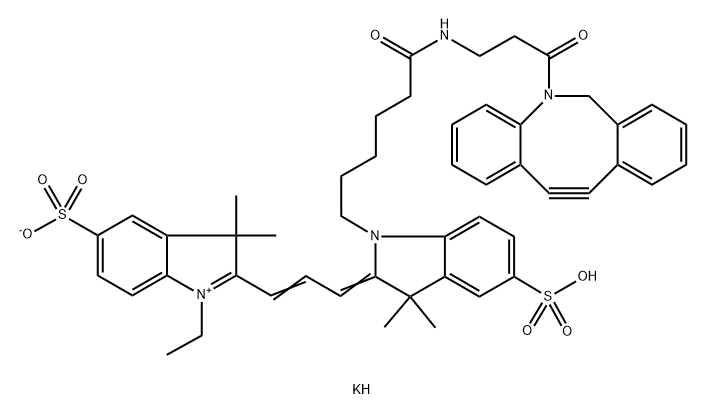 diSulfo-Cy3 DBCO(Methyl) Structure