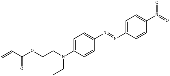 POLY(DISPERSE RED 1 ACRYLATE) Struktur