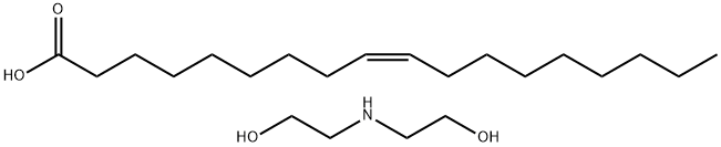 オレイン酸ジエタノールアミン 化学構造式