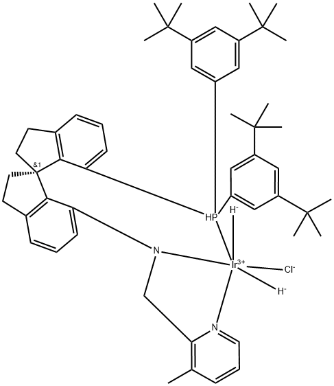 1396201-63-0 [N-[(1R)-7'-[BIS[3,5-BIS(TERT-BUTYL)PHENYL]PHOSPHINO-ΚP]-2,2',3,3'-TETRAHYDRO-1,1'-SPIROBI[1H-INDEN]-7-YL]-3-METHYL-2-PYRIDINEMETHANAMINE-ΚN1,ΚN2]CHLORODIHYDRO-IRIDIUM