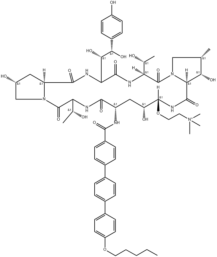 Rezafungin Structure