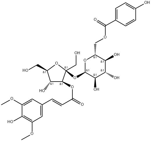 远志糖苷B, 139726-36-6, 结构式