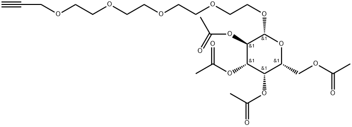 Propargyl-PEG5-tetra-Ac-beta-D-galactose