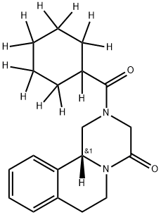 (R)-Praziquantel-d11, 1399880-38-6, 结构式