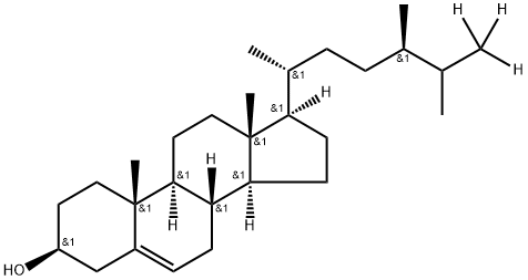 Ergost-5-en-26,26,26-d3-3-ol, (3β,24R)- 结构式