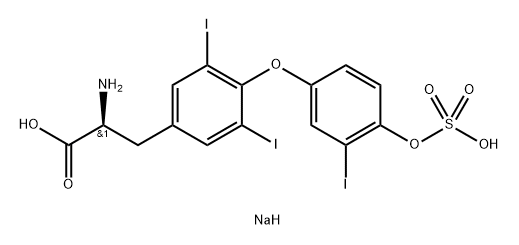 T3磺酸酯钠盐, 1402568-39-1, 结构式