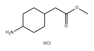 2-(4-氨基环己基)乙酸甲酯盐酸盐,1403764-76-0,结构式