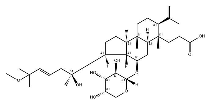 Cyclocarioside F Structure