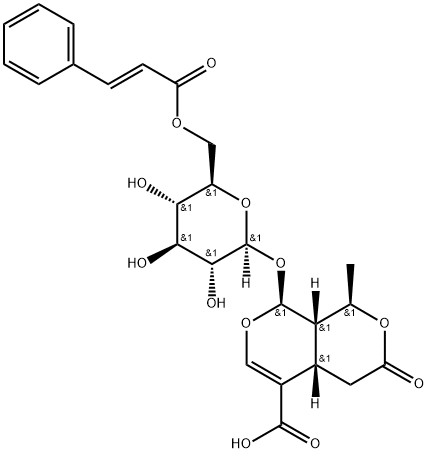 6'-O-CinnaMoyl-8-epikingisidic acid Structure