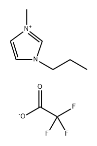 1-丙基-3-甲基味唑三氟乙酸盐 结构式