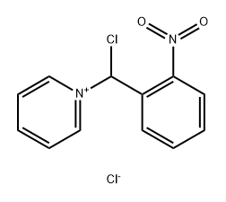 Pyridinium, 1-[chloro(2-nitrophenyl)methyl]-, chloride (1:1)