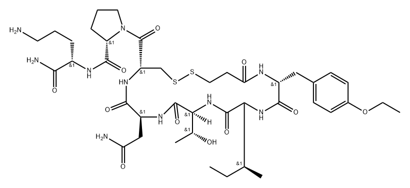 AtosibanImpurity1Trifluoroacetate Struktur