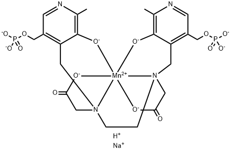 Mangafodipir trisodium Struktur