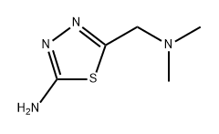 1,3,4-Thiadiazole-2-methanamine, 5-amino-N,N-dimethyl- Structure