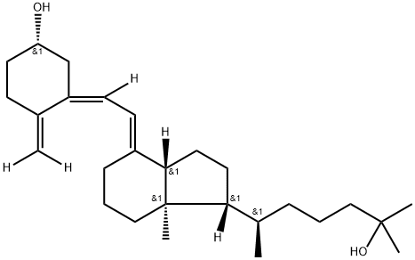 25-羟基维生素D3-[D3] 结构式