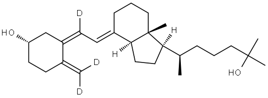 25-羟基维生素D3-[D3],140710-94-7,结构式