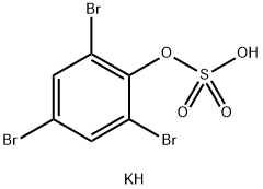 2,4,6-Tribromophenyl Sulfate Potassium Salt 结构式