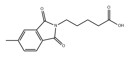 5-(5-methyl-1,3-dioxoisoindolin-2-yl)pentanoic acid Structure