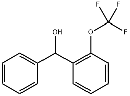 phenyl(2-(trifluoromethoxy)phenyl)methanol Struktur