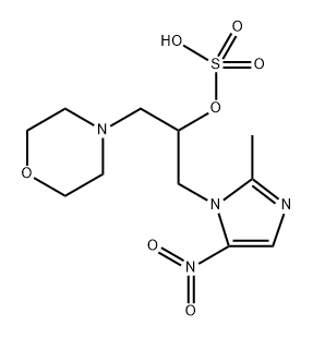 Ornidazole Impurity 3 Struktur