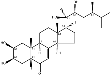 ポリポルステロンA 化学構造式