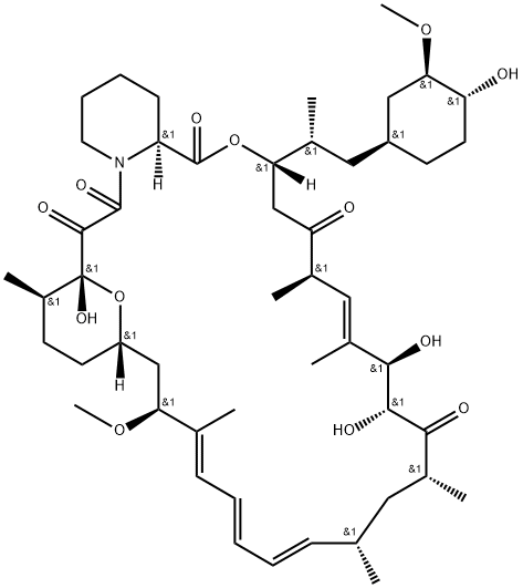 32-O-デメチルラパマイシン 化学構造式
