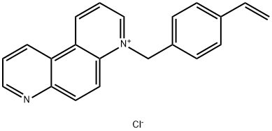4-[(4-乙烯基苯基)甲基]-4,7-菲咯啉氯化物(1:1), 1415048-78-0, 结构式