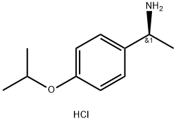 (1S)-1-[4-(PROPAN-2-YLOXY)PHENYL]ETHAN-1-AMINE HCl 结构式