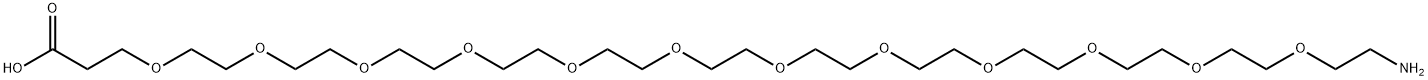 AMINO-PEG12-ACID 结构式