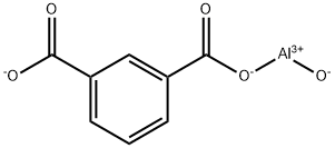1,3-Benzenedicarboxylato(2-)-κO1]hydroxyaluminum Structure