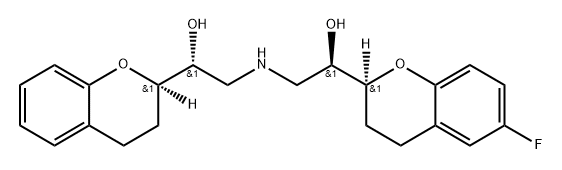 rel-Desfluoro Nebivolol Impurity Structure